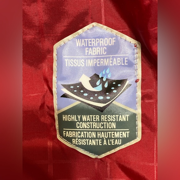 Columbia Women's Red Jacket Size Large With Removable Hood - Picture 5 of 8